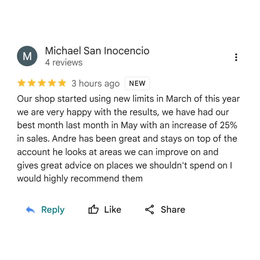 Michael San Inocencio, Animal Speedwerks - Google review