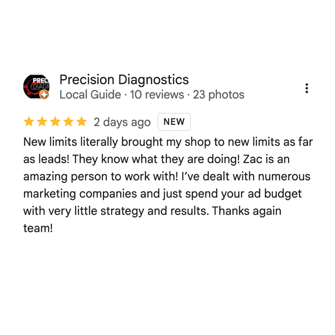Precision Diagnostics - Google review